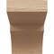 Ekena Millwork 4in. W x 6in. H x 24in. L Monterey Woodgrain TimberThane Rafter Tail, Primed Tan RFTUR04X06X24MONRCPR - alternate 5